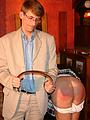 Lucy & Morgan spanked for bunking off