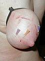 Slave tied with tits tortured