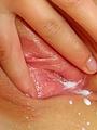 Young and innocent looking babe jo spreads her sweet pussy